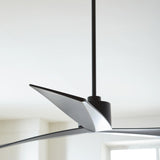 Matte Black/Matte Black Adler 60 Ceiling Fan by Monte Carlo Fans