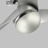 Chrome/Silver Akova Fan by Monte Carlo Fans