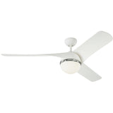 Matte White/Matte White Akova Fan by Monte Carlo Fans