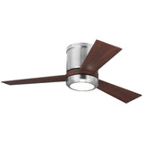 Brushed Steel/Teak ABS Small Clarity Ceiling Fan by Monte Carlo Fans
