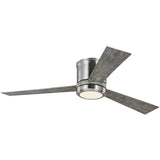 Brushed Steel/Light Grey Weathered Oak Medium by Monte Carlo Fans