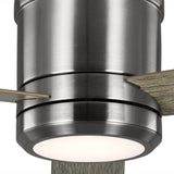 Brushed Steel/Light Grey Weathered Oak Large by Monte Carlo Fans