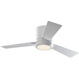 Matte White/Matte White Small Clarity Ceiling Fan by Monte Carlo Fans