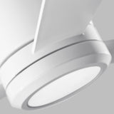 Matte White/Matte White Small Clarity Ceiling Fan by Monte Carlo Fans