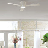 Matte White/Matte White Medium Clarity Ceiling Fan by Monte Carlo Fans
