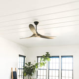 Aged Pewter/Light Grey Weathered Oak Small Maverick Fan by Monte Carlo
