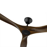 Matt Black/Dark Walnut Large Maverick Fan by Monte Carlo