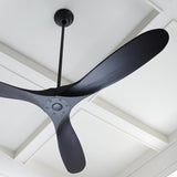 Matt Black/Matt Black Medium Maverick Fan by Monte Carlo