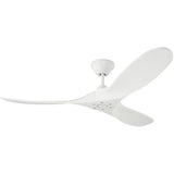 Matte White/Matte White Small Maverick Fan by Monte Carlo