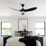 Matt Black/Matt Black Small Maverick LED Collection Fan by Monte Carlo Fans