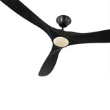 Matt Black/Matt Black Large Maverick LED Collection Fan by Monte Carlo Fans
