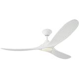 Matte White/Matte White Medium Maverick LED Collection Fan by Monte Carlo Fans
