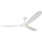 Matte White/Matte White Large Maverick LED Collection Fan by Monte Carlo Fans
