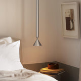 Apollo 59 Pendant by Pholc, Finish: Aluminum, Deep Sea - Polished Brass, Light Grey - Polished Aluminum, , | Casa Di Luce Lighting