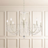 Esmery Chandelier By Schonbek, Size: Large, Finish: White
