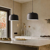 Zile Suspension By LucePlan, Finish: Matt Black, Size: Medium