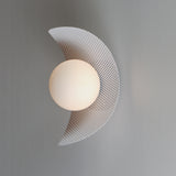 Chips Wall Sconce By Studio M, Finish: Matte White