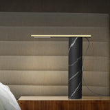 T.O. Table Lamp By Pablo, Finish: Marquina Black / Brass