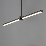 Dorian Linear LED Pendant By ET2, Finish: Black