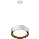 Echo Pendant Light By Studio M, Finish: White Black, Size: Small