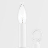 Cate Wall Sconce By Troy Lighting, Finish: Gesso White, Number of lights: 1 Light