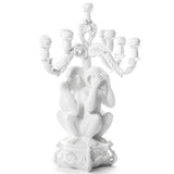 Giant Burlesque 3 Monkeys Candle Holder