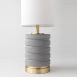 Iris Table Lamp by Mitzi, Finish: Brass Aged, Nickel Polished, , | Casa Di Luce Lighting
