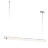 Keel LED Pendant By Sonneman Lighting, Size: Medium, Finish: Satin White