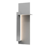 Backgate Indoor-Outdoor Sconce By Sonneman Lighting, Size: Medium, Finish: Textured Gray, Orientation: Left