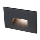 LED Horizontal Step Light by W.A.C. Lighting, Finish: Black on Aluminum, Color Temperature: 3000K, | Casa Di Luce Lighting