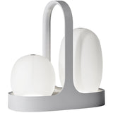 Glossy White Duo Table Lamp by Italamp