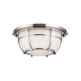 Conrad Flushmount by Hudson Valley, Finish: Brass Aged, Nickel Polished, Nickel Satin, Old Bronze-Mitzi, Size: Small, Large, | Casa Di Luce Lighting