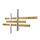 Crossroads Wall Sconce by Accord, Color: Matte Black, Imbuia-Accord, White, Louro Frejo-Accord, Teak-Accord, Cappuccino-Accord, American Walnut-Accord, Gloss Black-Accord, Iredescent White-Accord, Light Pink-Accord, Gold, Teal-Accord, Olive Green, Ferrari Red-Accord, Copper, Bronze, Maple-Accord, Pale Gold-Accord, Lead Grey-Accord, Satin Blue-Accord, Size: Small, Large, | Casa Di Luce Lighting