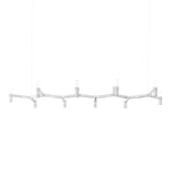 Crown Plana Linear Chandelier by Nemo, Finish: White, , | Casa Di Luce Lighting