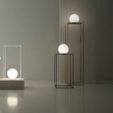 Multiplo Floor Lamp by Vesoi, Finish: Black, Black/Brass, White/Brass, , | Casa Di Luce Lighting