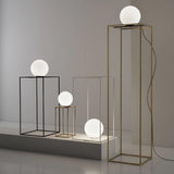 Multiplo Floor Lamp by Vesoi, Finish: Black, Black/Brass, White/Brass, , | Casa Di Luce Lighting