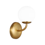 Burnished Brass Galassia One Light Vanity Light