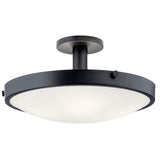 Lytham Semi Flush Light - Black