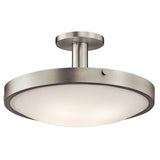 Lytham Semi Flush Light - Brushed Nickel