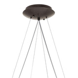 Moderne LED Chandelier by Kichler, Finish: Nickel Satin, Olde Bronze-Kichler, , | Casa Di Luce Lighting