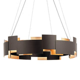 Moderne LED Chandelier by Kichler, Finish: Nickel Satin, Olde Bronze-Kichler, , | Casa Di Luce Lighting