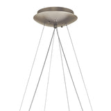 Moderne LED Chandelier by Kichler, Finish: Nickel Satin, Olde Bronze-Kichler, , | Casa Di Luce Lighting