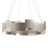 Moderne LED Chandelier by Kichler, Finish: Nickel Satin, Olde Bronze-Kichler, , | Casa Di Luce Lighting