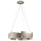 Moderne LED Chandelier by Kichler, Finish: Nickel Satin, Olde Bronze-Kichler, , | Casa Di Luce Lighting