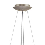 Moderne LED Oval Chandelier by Kichler, Finish: Nickel Satin, Olde Bronze-Kichler, , | Casa Di Luce Lighting