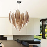 Bronze Paradise Chandelier in Office