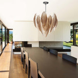 Bronze Paradise Chandelier in Office