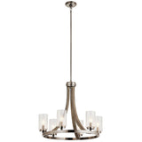 Grand Bank Chandelier by Kichler, Finish: Auburn Stained-Kichler, Distressed Antique Gray-Kichler, , | Casa Di Luce Lighting