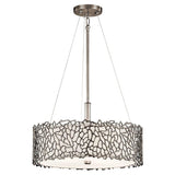 Silver Coral 3 Light Pendant by Kichler