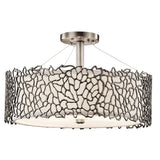 Silver Coral 3 Light Pendant by Kichler